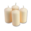 Kép 1/2 - Gyertya adventi 50*100 mm KRÉM 4db/cs
