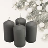 Gyertya adventi 50*100 mm SZÜRKE 4db/cs