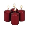 Kép 3/3 - Gyertya adventi kicsi bordó 4db/cs