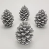 Kép 1/6 - Toboz gyertya szürke 4db/cs