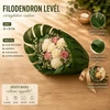 Szár nélküli óriás filodendron levél 12db/csomag