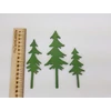 Kép 2/3 - Hegyvidéki fenyők metál zöld 3db/cs