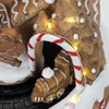Kép 3/6 - Világítós mézeskalács ház, vonattal