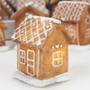 Világítós mézeskalács házikók 4féle 12db/dob  - OKOS ÁR!