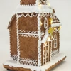 Világítós mézeskalács templom