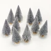 Dekor fenyőfa ezüst glitteres 10cm 10db/cs 