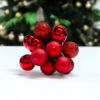Kép 3/3 - Mini karácsonyfadísz pick piros 1csokor