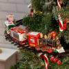 Karácsonyi vonat fenyőfára szerelhető