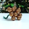 Kép 2/3 - Mini karácsonyfadísz pick bronz 12csokor