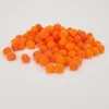 Kép 1/4 - Narancs zsenília pompon 1,5cm 100db/cs