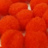 Kép 2/4 -  Piros zsenília pompon 1,5cm 100db/cs