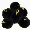 Pihe-puha szőrgombóc 8cm 6db/cs fekete