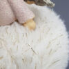 Kép 3/4 - Gömbszoknyás angyalka karacsonyfadísz fehér