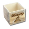 Dekoláda szürkésbarna koptatott kocka13x13X11cm - Szarvasos karácsony