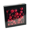 Kép 3/3 - Betűzős gömb "christmas red" 6 szett/doboz