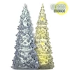 Akril mini karácsonyfa - világítós 17cm