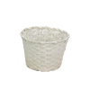 Kép 3/3 - Bambusz kaspó fehér 19cm