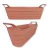 Balkonláda műanyag - terracotta