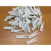 Kép 1/2 - Fa csipesz fehér 4,5cm 25db/csomag