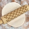 Kép 1/4 - Kekszmintázó sodrófa - Szarvas fej 39cm