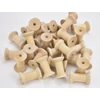 Kép 1/8 - Fa orsó kicsi 3x4,5cm 50db/cs - OKOS ÁR!