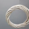 Kép 2/3 - Vessző koszorú fehér 10cm