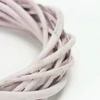 Kép 2/4 - Vessző koszorú pasztell rózsa 20cm