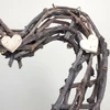 Kép 4/5 - Szívforma indákból sötétszürke 35cm