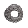Kép 1/9 - Fészek koszorú szürke 25cm