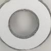 Szőrmés polisztirol félkoszorú 25cm szürke