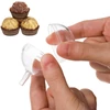 Kép 7/7 - Bonbon tartó gömb pálcázható átlátszó 4cm 100db/doboz