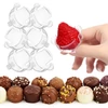 Kép 1/3 - Bonbon tartó félgömb pálcázható opálos 4cm 10db/csomag