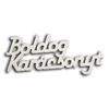 Kép 2/2 - Boldog karácsonyt felirat fehér 7cm 12db/cs