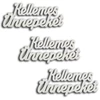 Kellemes Ünnepeket felirat fehér15cm 3db/csomag