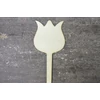 Natúr fa - Beszúrható tábla tulipán 37cm