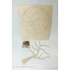 Kép 2/4 - Natúr fa - Szerelemfa + sablon 65x74,5cm