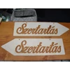 Kép 2/3 - Natúr fa - "Szertartás" irányítótábla bal 50cm