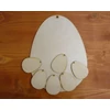 Natúr fa - Tojás 24cm