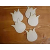 Kép 1/2 - Natúr fa - Tulipán 10cm 5db/csomag