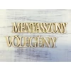 Natúr fa - Menyasszony+vőlegény felirat szett