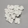 Kép 1/3 - Fa szívek fehér 3cm 40db/csomag