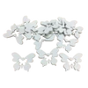 Kép 2/2 - Fa pillangó fehér lukas 5cm 15db/csomag