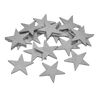 Kép 2/2 - Csillag ezüst 4,5cm 20db/csomag