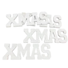 Xmas felirat fehér 15cm 4db/csomag-KIFUTÓ