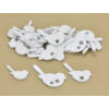 Kép 1/2 - Fa virágmintás madár fehér 30db/csomag