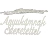 Kép 3/3 - Fehér "Anyukámnak Szeretettel" felirat 13cm 3db/csomag