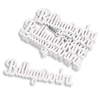 Fehér "Ballagásodra" felirat 10cm 8db/csomag
