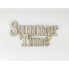 Kép 1/2 - Natúr fa - "Summer Time" felirat koszorúra 7x14cm