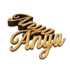Natúr fa - Anya felirat 10cm 5db/csomag