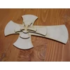 Kép 3/3 - Natúr fa - Kereszt 3x5cm 10db/csomag